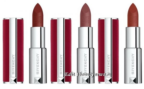 Новые оттенки губных помад Givenchy Le Rouge Deep Velvet Lipstick Fall 2021