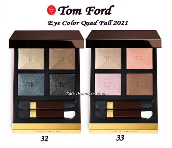 Новые палетки теней для век Tom Ford Eye Color Quad Fall 2021